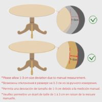 Round Tablecloth Transparent Soft Plastic PVC Waterproof - Image 7