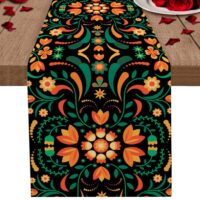 Day of The Dead Mexican Festival Table Runner - Image 4