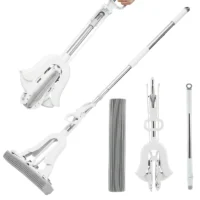 Adjustable Telescopic Sponge Mop with Super Absorbent Dual-Use Head - Image 6